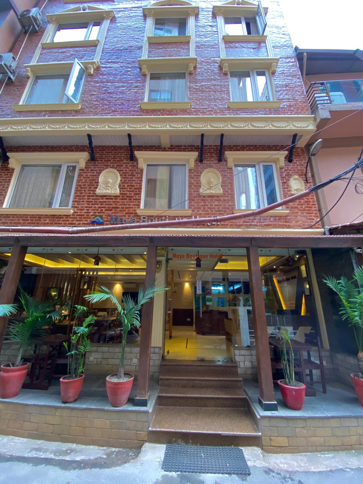 Hotel Maya Boutique And Apartment, Thamel Kathmandu Exterior foto